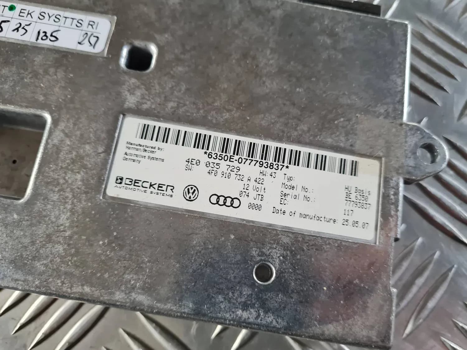 Multimediálna riadiaca jednotka AUDI A6 2008 - foto 3