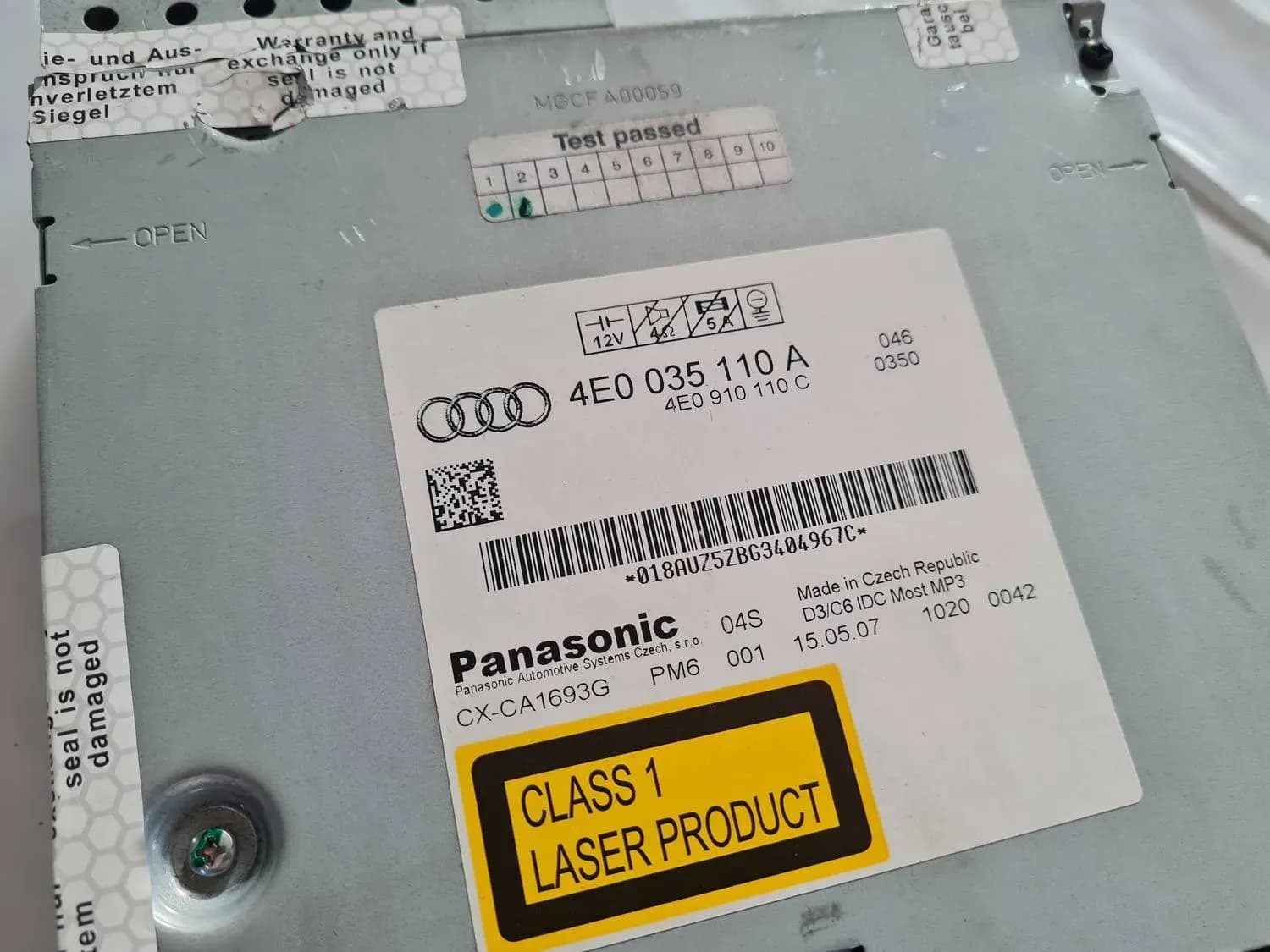 CD/DVD/Navigačná jednotka AUDI A6 2008 - foto 5
